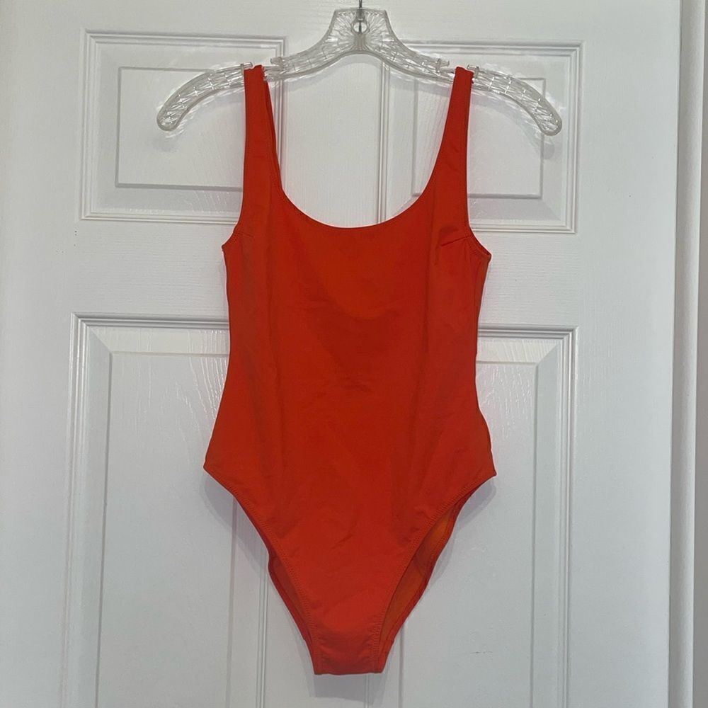 MC2 Saint Barth Bright Orange One Piece Swimsuit